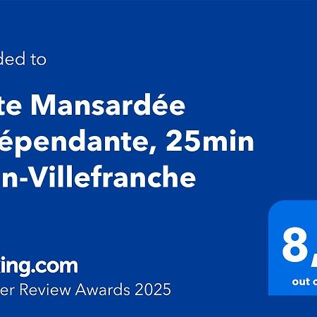 Suite Mansardee Independante, 25Min Lyon-Villefranche Chazay-d'Azergues Екстер'єр фото